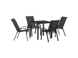 Conjunto de Móveis de Jardim 5 Pcs HARLANV1