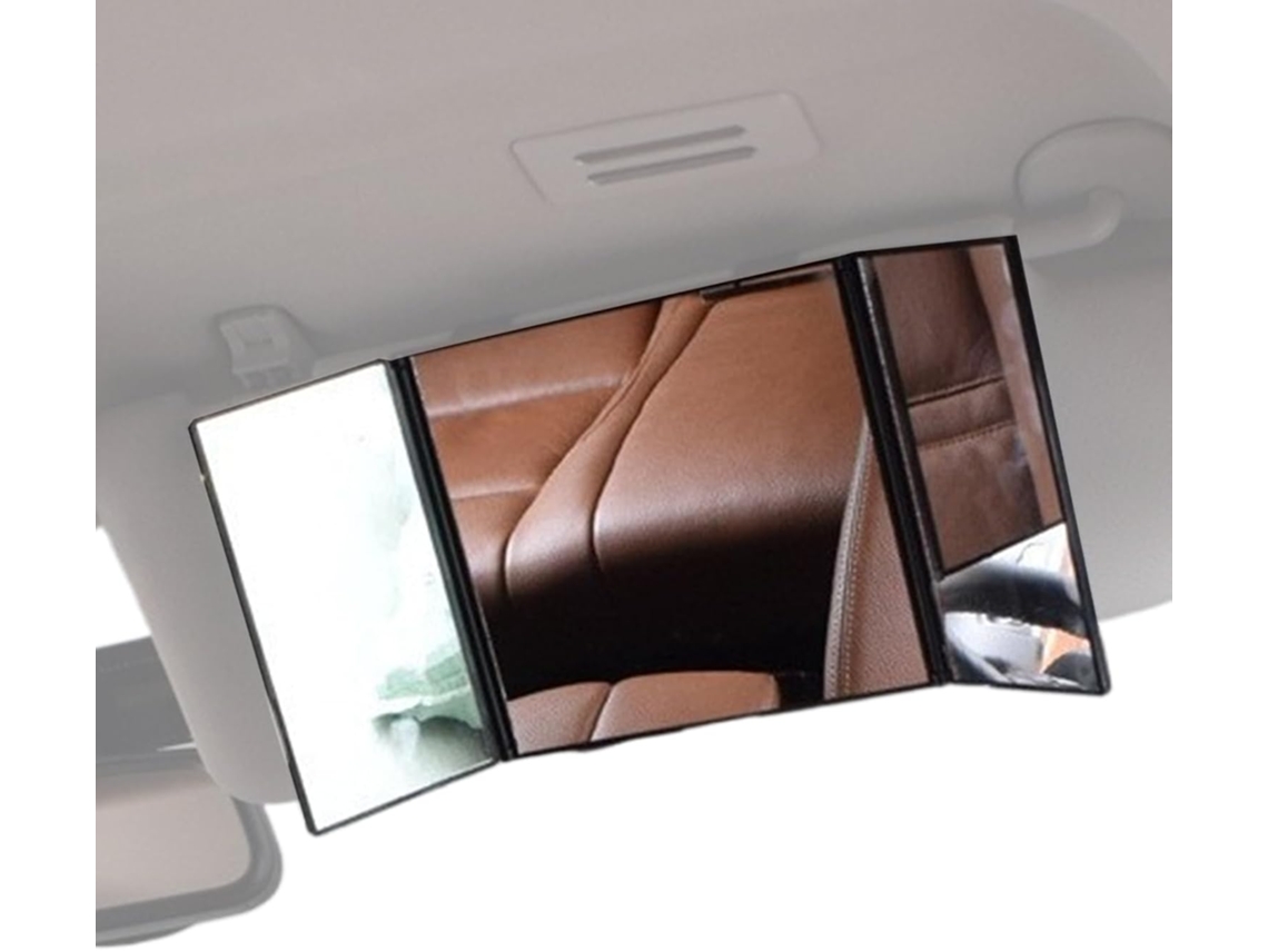 Espelho De Maquilhagem Para Carro, Dobrável, Com Design Esteticamente Agradável E Decorativo.