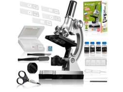 Conjunto De Microscópio Bresser Junior Biotar 300x 1200x (sem Estojo De Transporte)