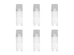 Conjunto de 6 Lâmpadas Led G9 de Baixo Consumo CHABERLU