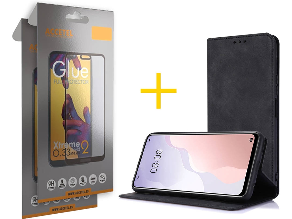 Capa + 2 Películas para iPhone 11 ACCETEL Preto