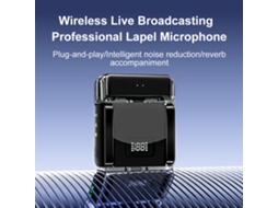 Microfone Lapela Sem Fio LAXISCREED