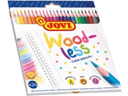 Lápis de Cor Woodless (24 Un - Multicor)