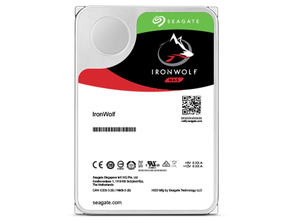 Disco HDD Interno SEAGATE ST16000VN001 (16 TB - SATA - 7200 RPM)