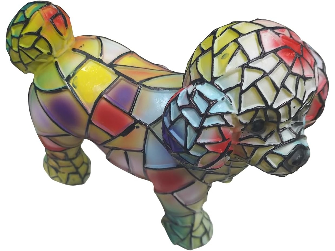 Abajur De Mesa Led Genérico, Luminária De Cabeceira Em Resina, Tema De Cachorro