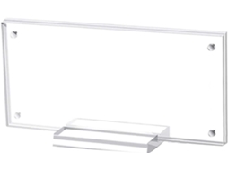 Porta-notas transparente em acrílico, molde para dinheiro de papel, protetor de dinheiro, protetor de cartão, molde