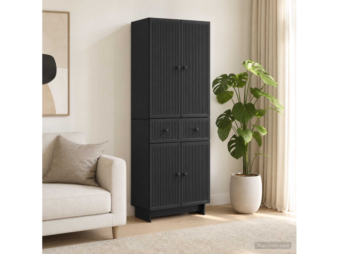 Vidaxl Conjunto De Gabinete 2 Pcs 66 X 34,5 X 90 Cm