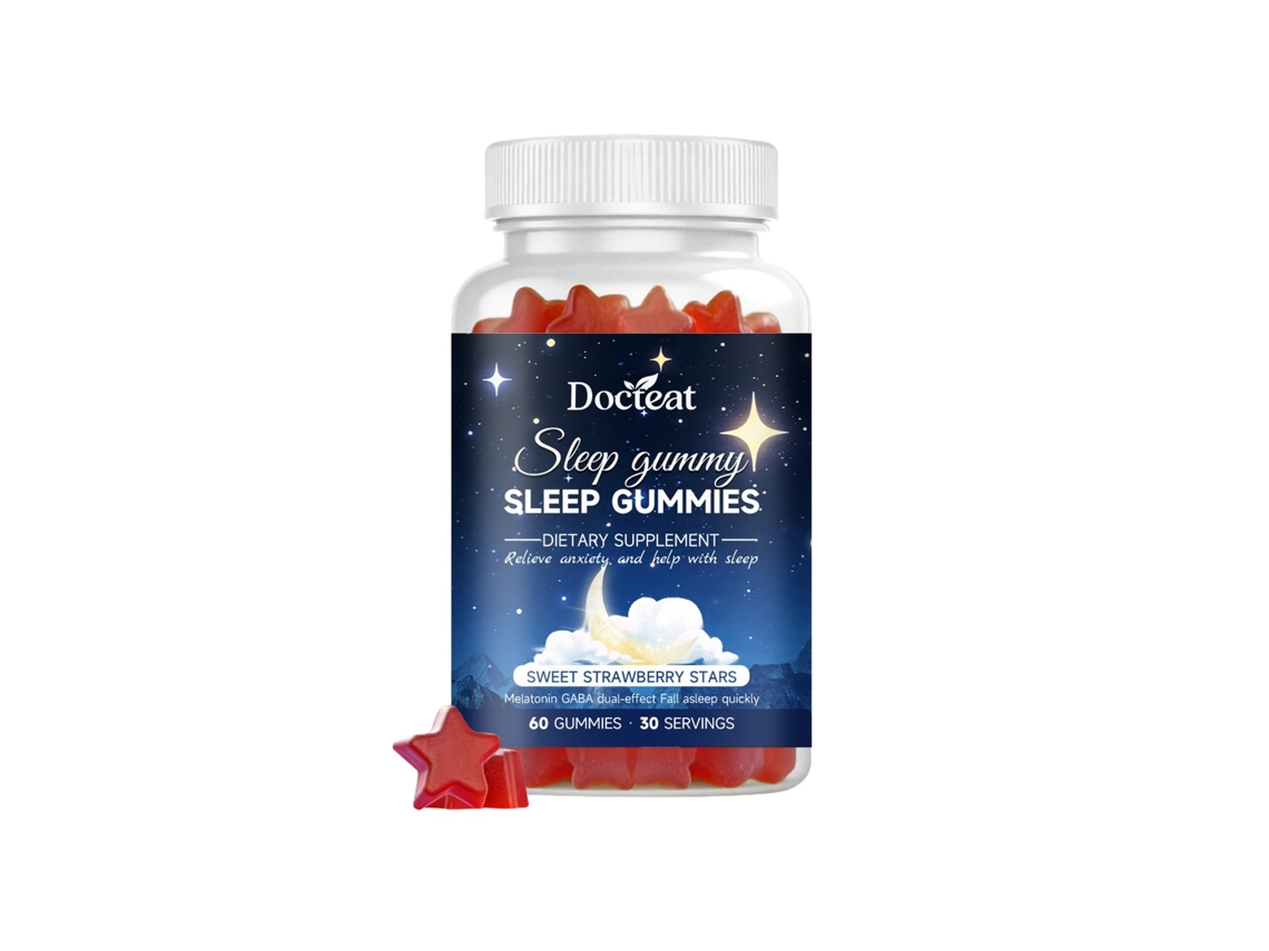 Gomas Docteat Sleep Support com LAXISCREED para Melhora do Sono Diário, Cuidado Suave Noturno