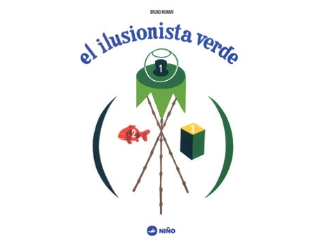 Livro Ilusionista Verde, El de Bruno Munari (Espanhol)