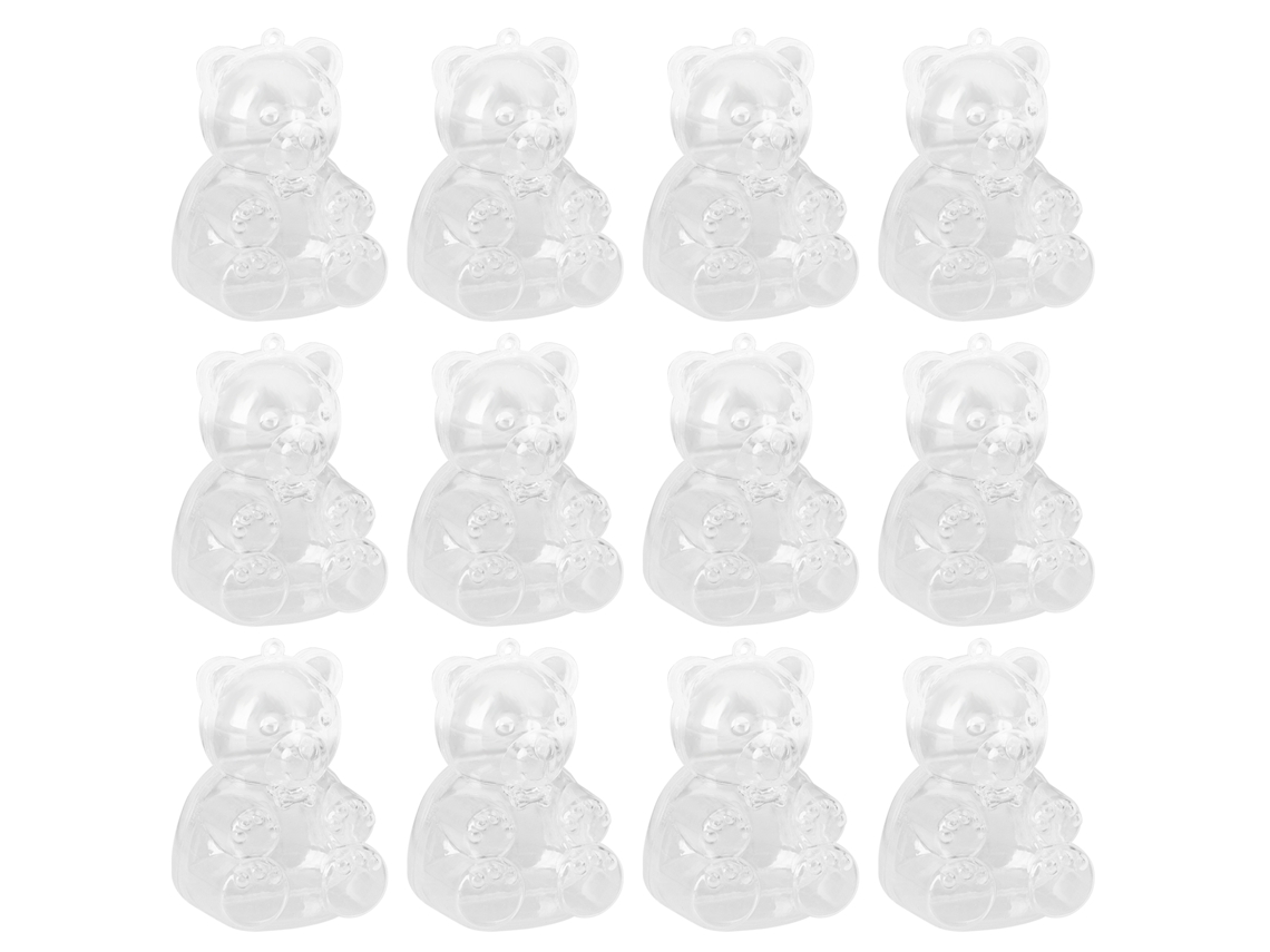Caixas de Bicho de Peluche em Plástico Food Grade, 12 Unidades LAXISCREED