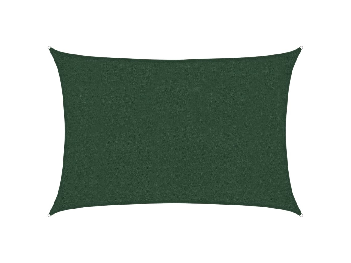 Toldo vela VIDAXL Verde (2,5x3,5 m)