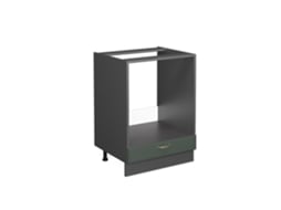 Armário de forno VICCO Fame-Line, Country Gold Green, 60 cm, PT Antracite