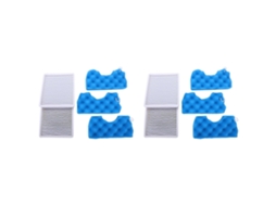 4x Vacuum Cleaner Dust Filter Hepa Filter and Filter Cotton for Samsung
