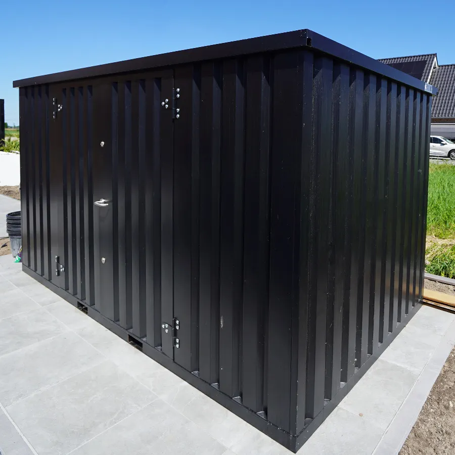 Abrigo FOCO 4X2 Porta Dupla Comprido em Preto