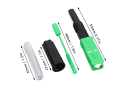 Laxiscreed Conector De Fibra Óptica Sc Com Núcleo De Cerâmica Para Monomodo