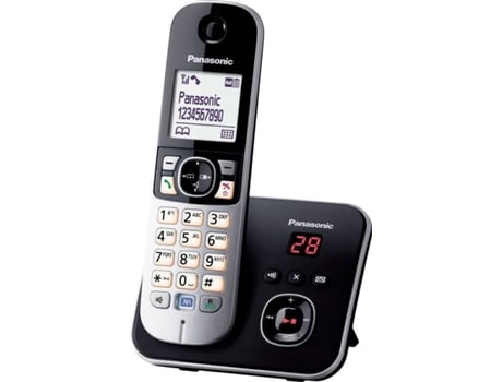 Telefone sem fio PANASONIC KX-TG6821GB Preto