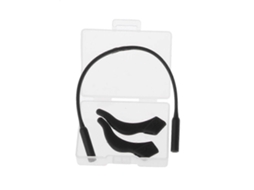 Óculos de Silicone Antiderrapantes com Ganchos para Orelha, Óculos Capa Óculo S Esportivos, Cordão Branco GOKOCO