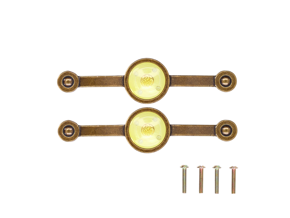 Luvas De Cobre Antigo Liga De Zinco Para Gaveta Amarelo
