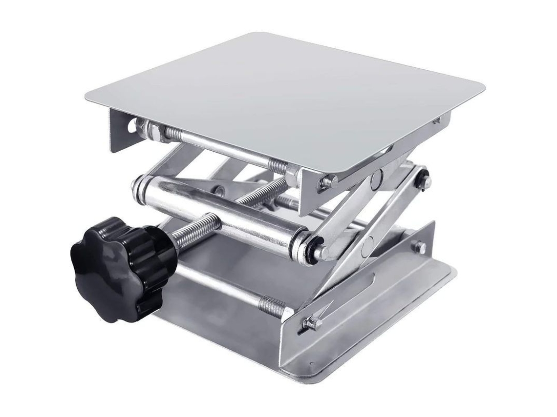 Mesa Elevadora De Laboratório De Aço Inoxidável Ajustável Para Experimentos De Física, Química E Biologia