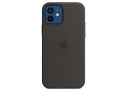Caso De Silicona Com Magsafe Para Iphone 12 E 12 Pro Max Preto, Protetor Antideslizante E Anticair 12 Pro Max Negro