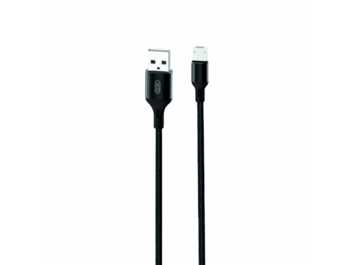 Cabo Usb-a 2.0 Macho / Micro Usb Macho 2.1a 2m Preto Xo