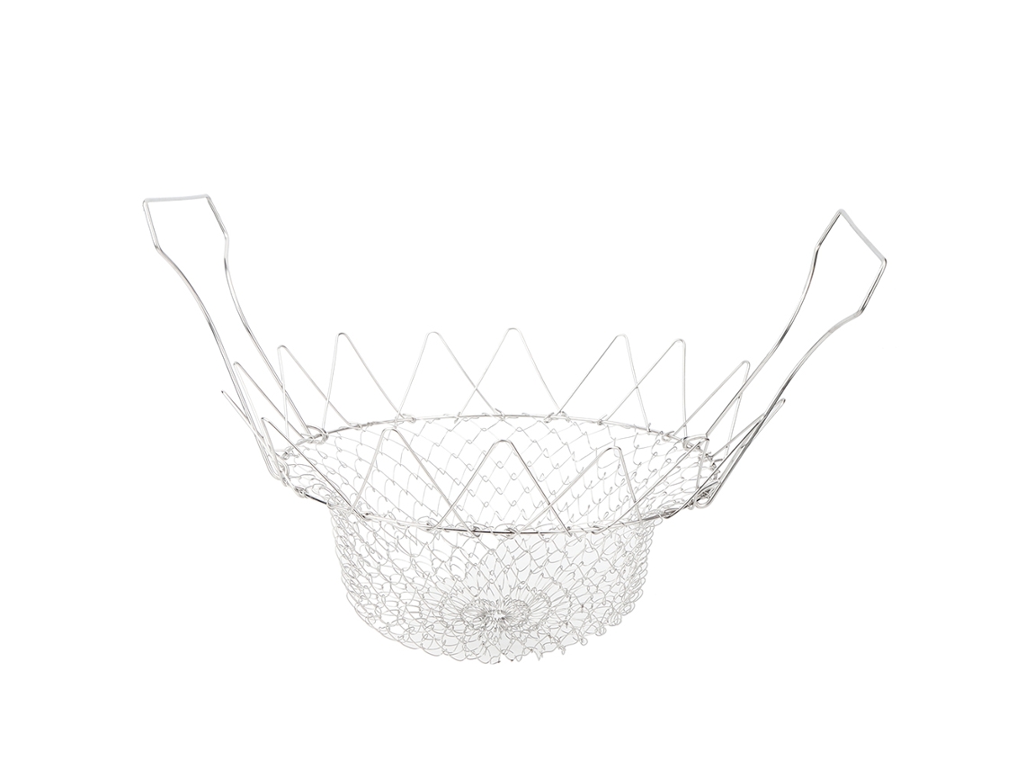 Cesta de Fritura LAXISCREED Aço Inoxidável Dobrável