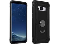 Lurelia Capa Com Anel Para Samsung Galaxy S8 Preto