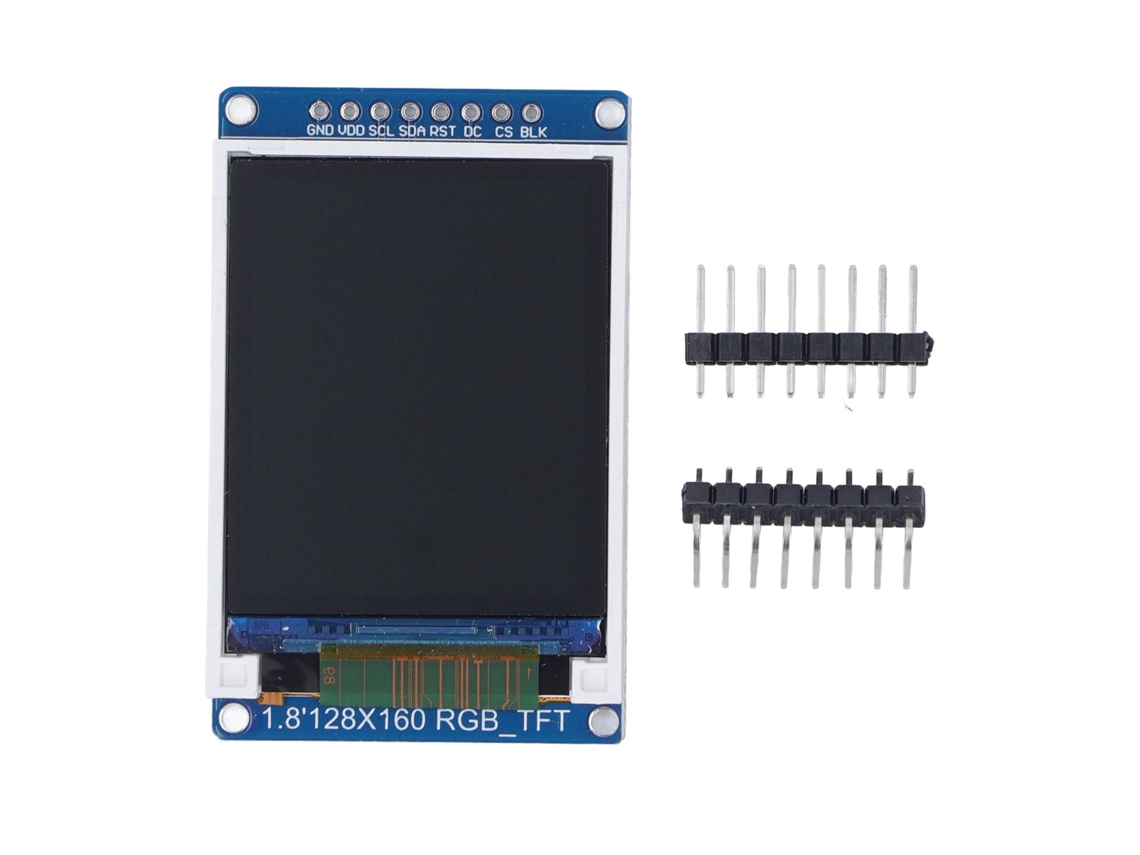 Tela HKJ LCD TFT de 1,8 polegadas, 128x160, IPS, 3.3V