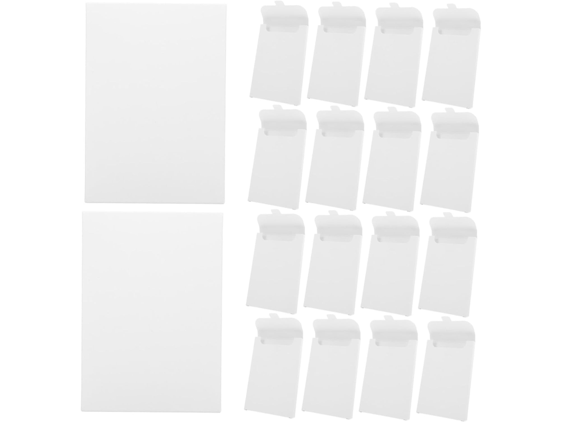 50 Peças Caixas De Papelão Para Cartões Postais Documentos E Fotos Papel Kraft Blanc Vierge