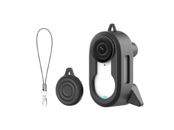 Capa De Silicone Multifuncional Para Lente Da Insta360 Go3s Preto Panoona