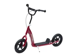 Patinete Infantil para Crianças de 5 a 12 Anos, Scooter Grande de 2 Rodas de 12 Polegadas com Freio e Guidão Ajustável em Altura.