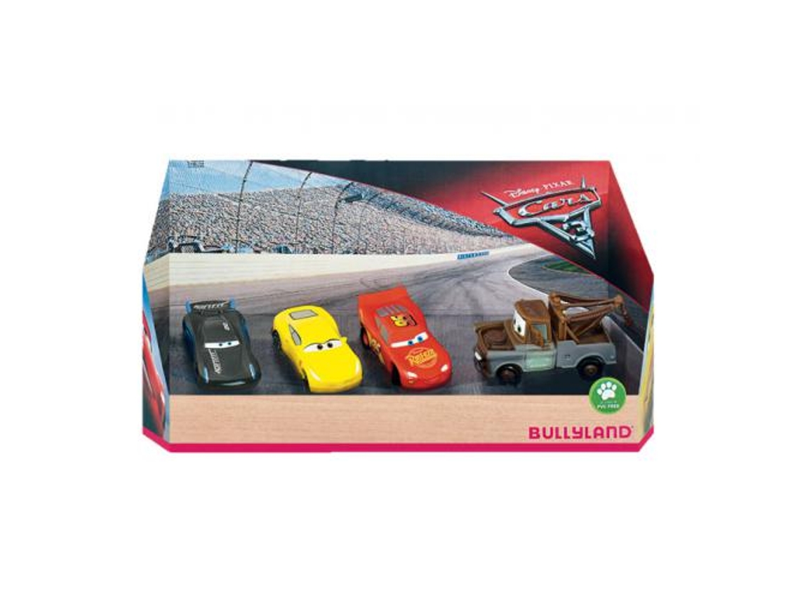 Conjunto de 4 Figuras de Brincar BULLYLAND Cars 3
