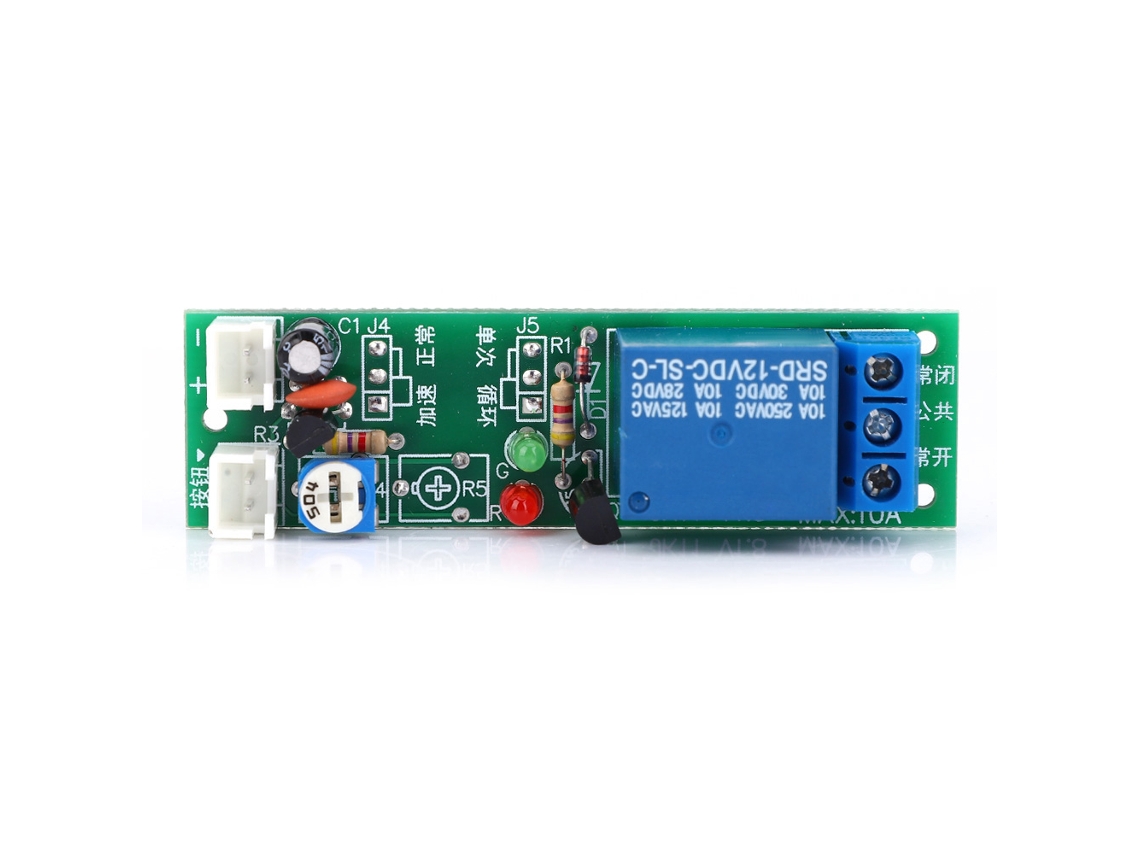 Módulo Relé Timer Atraso Ajustável 5v 0-100s