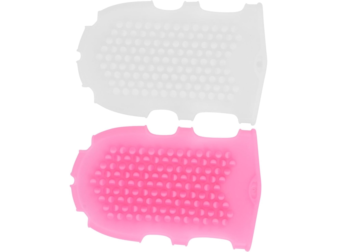 Conjunto De 2 Escovas Massagem Silicone Pequenas Nolitoy, Escova Esfoliante Para Banho, Spa, Corpo, Pele Sensível