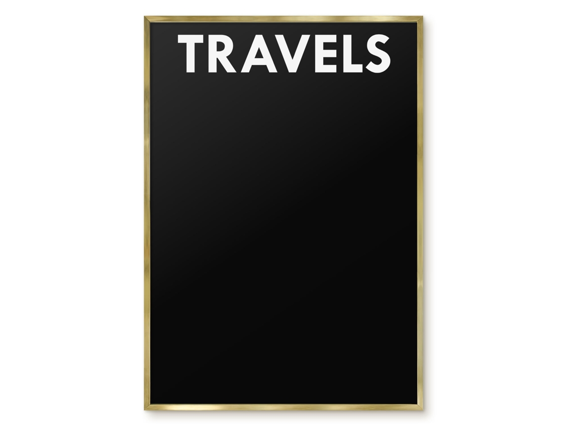 Magnetic Board Travels For The Living Room Espelharte (70x100 Cm)