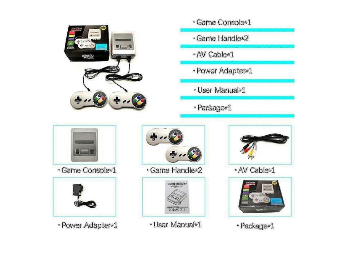 Console De Jogos Mini Tv Retrô Com 620 Jogos Clássicos Integrados Console De Jogos Snes Ly Ebike