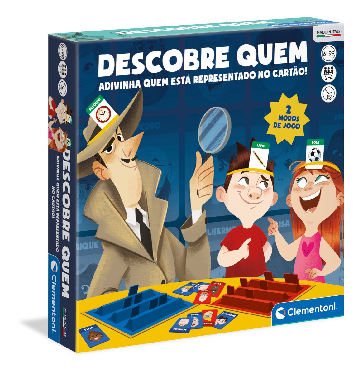 Jogo de Tabuleiro Clementoni Descobre Quem