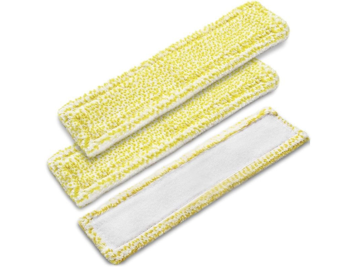 Pacote de 3 toalhas de limpeza microfibra laváveis para Karcher Wv2 Plus e Wv5 com S/MARCA