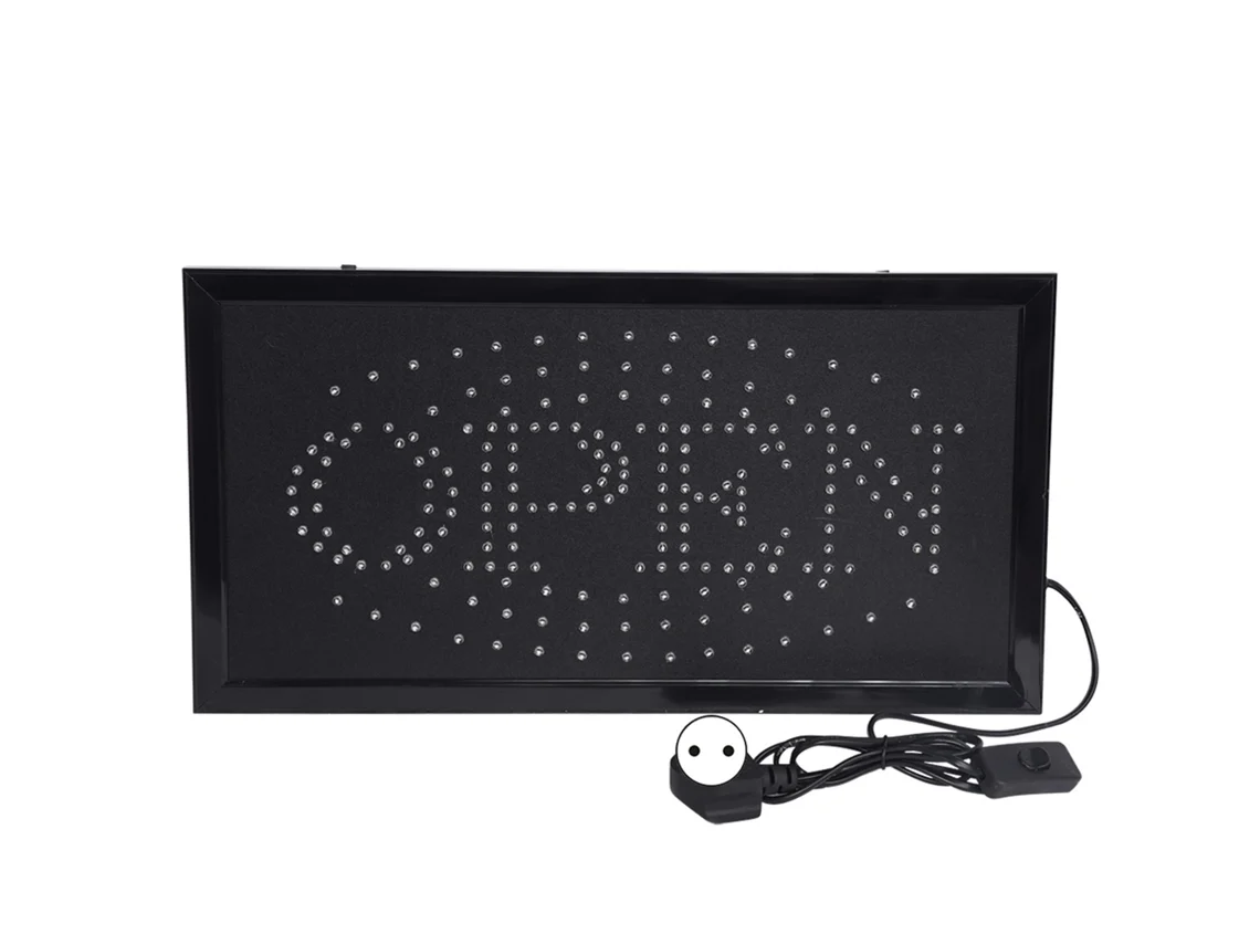 Placa De Led Super Brilhante Para Bar E Loja
