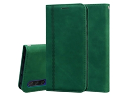 Capa Fosca De Couro Pu Com Aba Horizontal E Fecho Magnético, Suporte, Compartimento Para Cartão E Cordão Para Xiaomi Mi Cc9e.