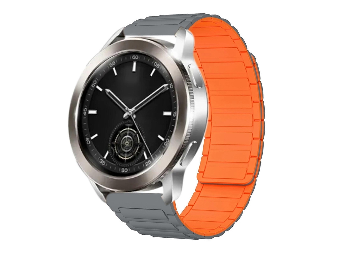 Pulseira De Silicone Magnética Em Formato De I De 22 Mm
