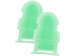 Lurelia Conjunto De 2 Escovas De Silicone Para Duche, Silicone Macio, Massagem Suave E Limpeza Profunda, Uso Diário Suave