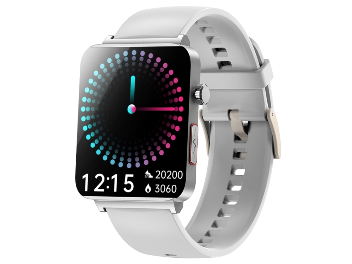 (branco Prateado) Pulseira Inteligente Com Tela Colorida De 1,96 Polegadas, Compatível Com Chamadas Bluetooth E Monitoramento De Saúde_glo