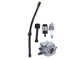 Carburador de reposição para motosserra Stihl 038, superfície anodizada, leve e de alta rigidez.