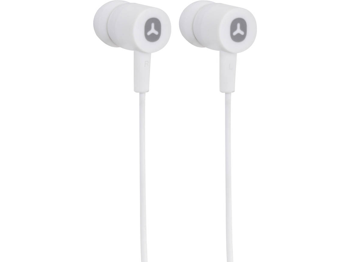 Auriculares com Fio GOODIS Com Microfone (In Ear - Microfone - Branco)