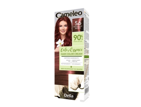 Permanent Hair Color Cream 5.6 Mahogany Brown, 75g Cameleo