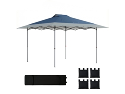 Pavilhão Pop up 4x4m Impermeável Resistente Fechamento Rápido Proteção Uv50+ DECORALAR TECH