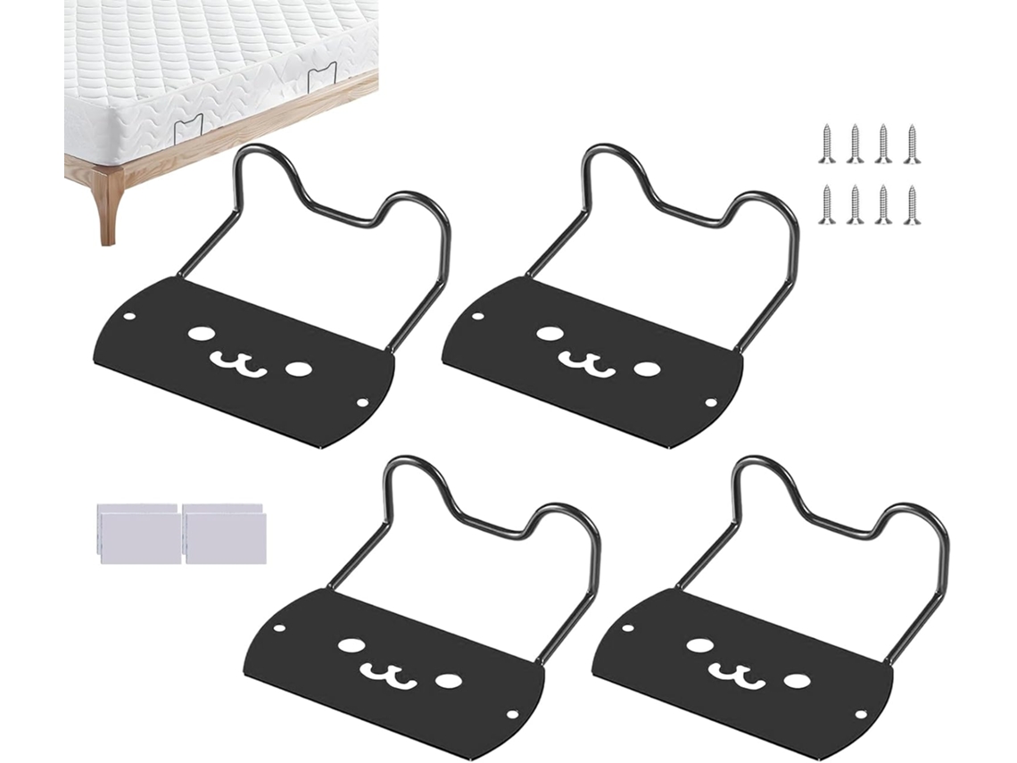 Conjunto De 4 Prendedores Antiderrapantes Para Colchão