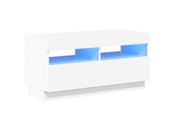 TV Móvel com Luzes LED Brancas Brilhantes MAISON EXCLUSIVE (80x35x40 cm)