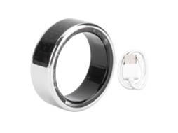 Anel Inteligente Fitness Tracker Tela Tática Ip68 Prata